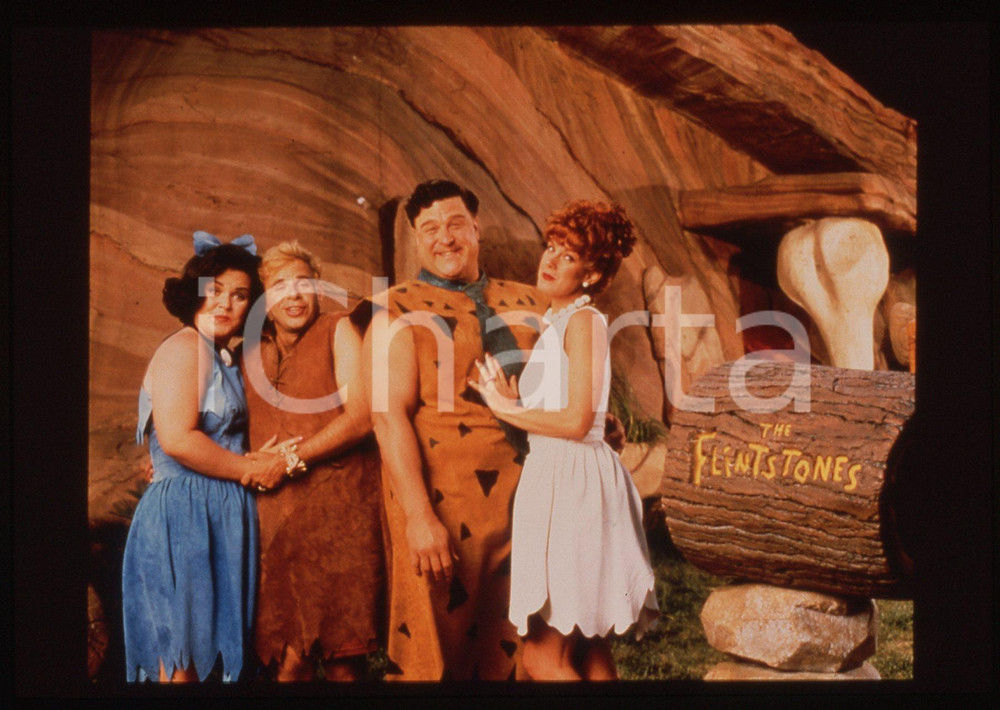 35mm vintage slide* 1994 THE FLINTSTONES John GOODMAN Rick MORANIS nel film