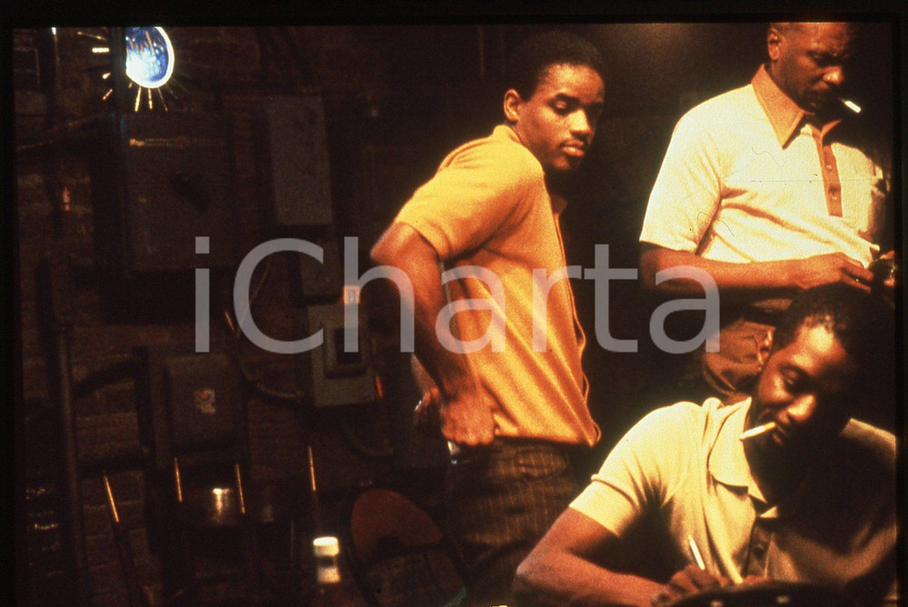 35mm vintage slide* 1995 DEAD PRESIDENTS Larenz TATE e Keith DAVID in una scena