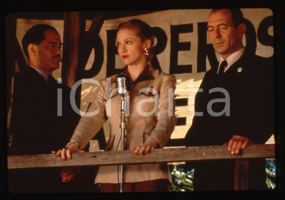 35mm vintage slide*1996 EVITA MADONNA Louise Veronica CICCONE in una scena (3)