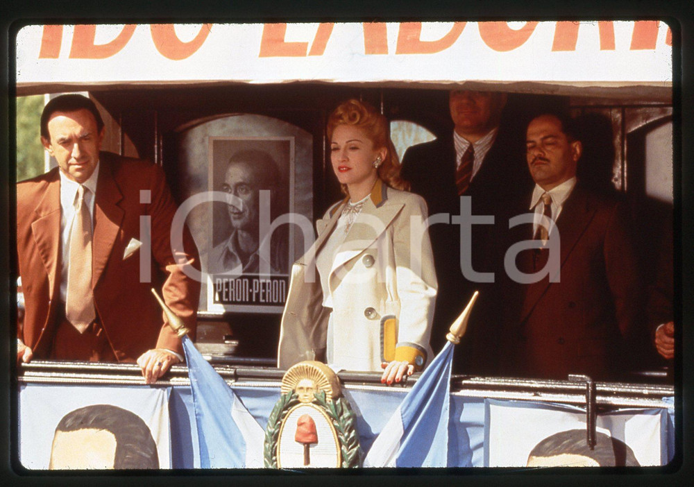35mm vintage slide*1996 EVITA MADONNA Louise Veronica CICCONE in una scena (4)