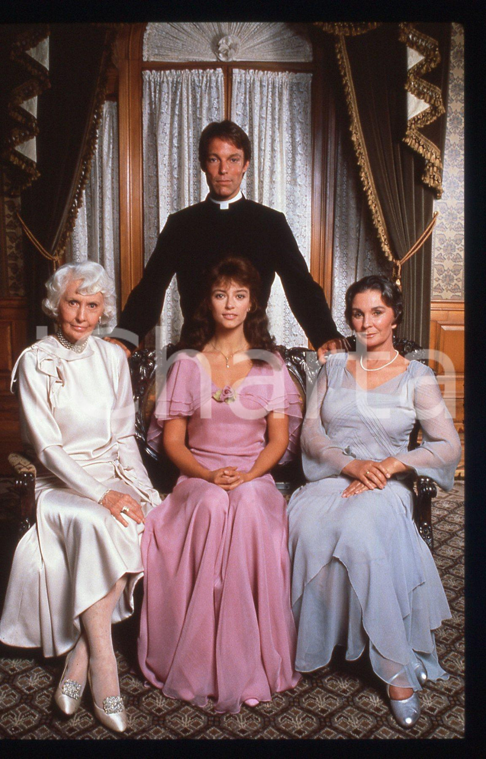 35mm vintage slide* 1983 THE THORN BIRDS Richard CHAMBERLAIN e Barbara STANWYCK
