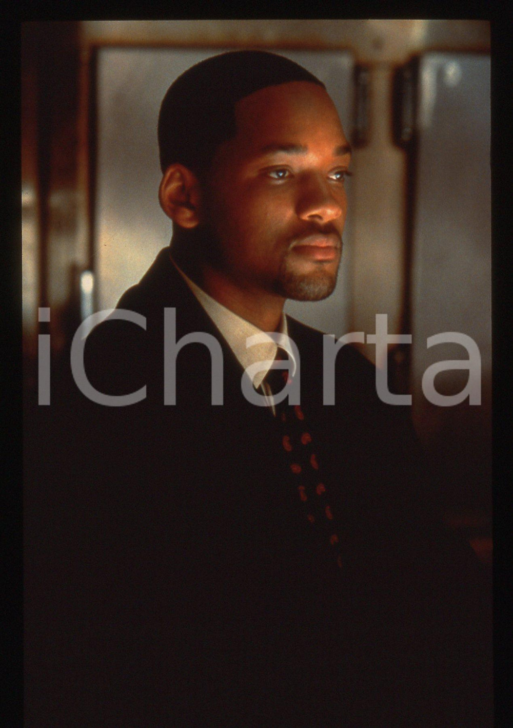35mm vintage slide* 1998 ENEMY OF THE STATE Will SMITH in una scena del film