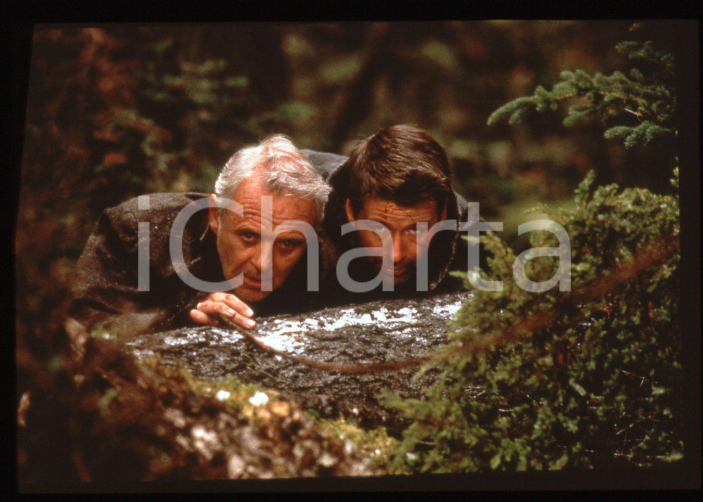 35mm vintage slide* 1997 THE EDGE Anthony HOPKINS e Alec BALDWIN in una scena