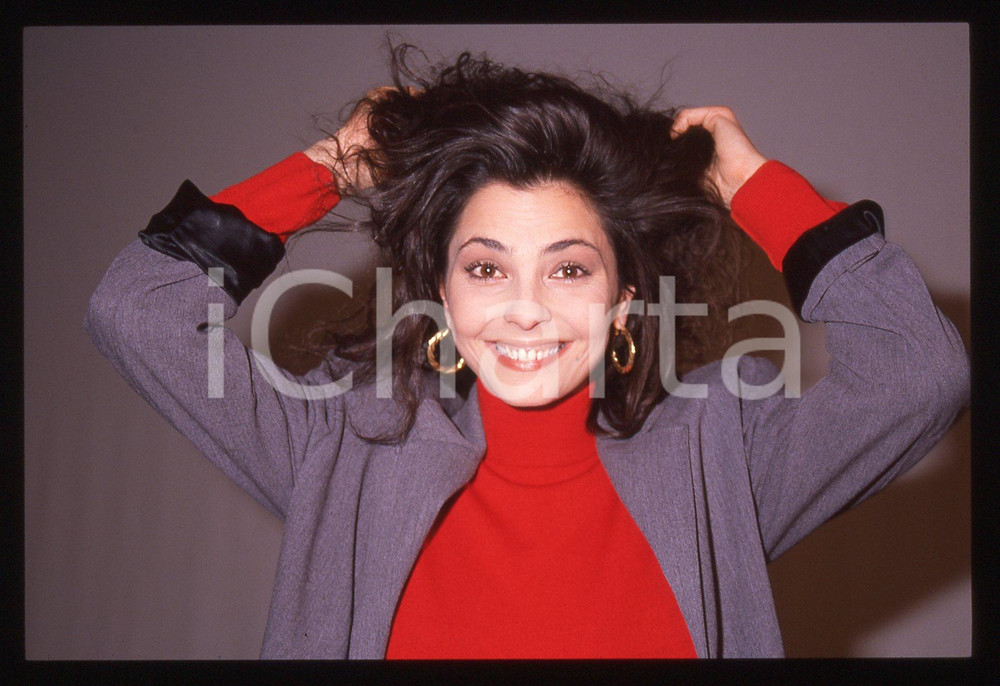 35mm vintage slide* 1989 ITALIA CINEMA Nina SOLDANO Ritratto dell'attrice 