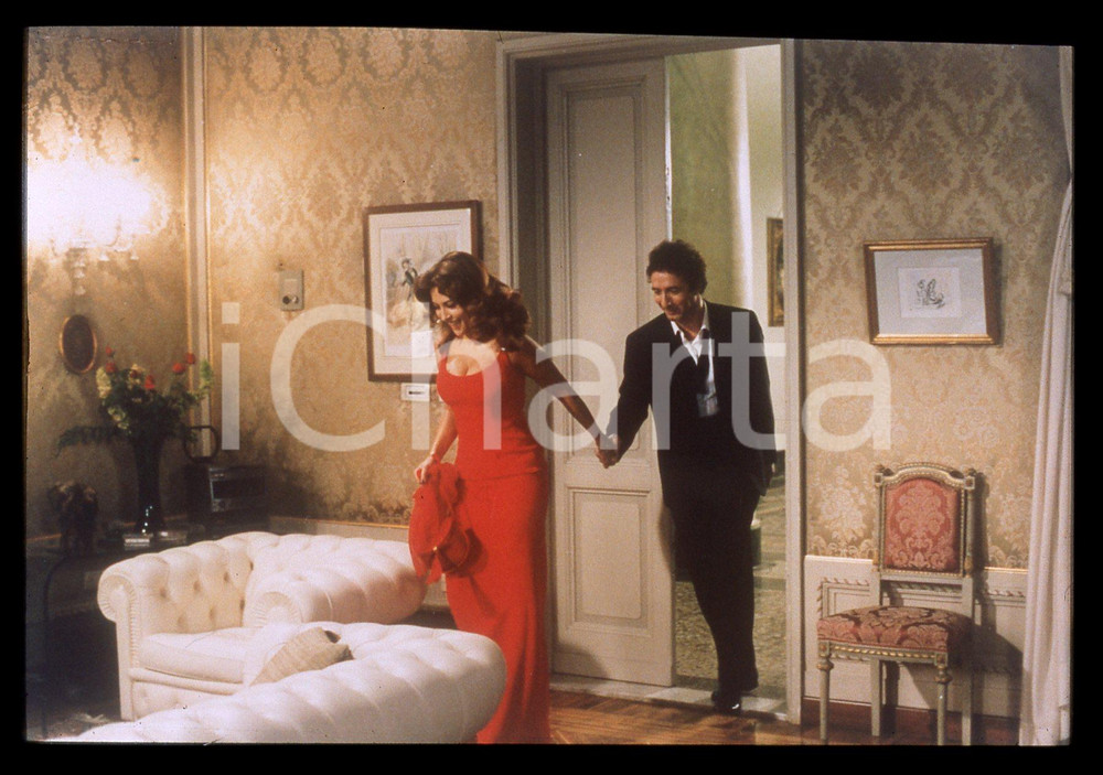 35mm vintage slide*1998 IL SIGNOR QUINDICIPALLE Francesco NUTI Sabrina FERILLI 2
