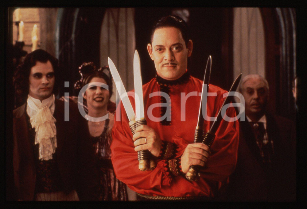 35mm vintage slide* 1991 THE ADDAMS FAMILY Raul JULIA nel ruolo di Gomez Addams