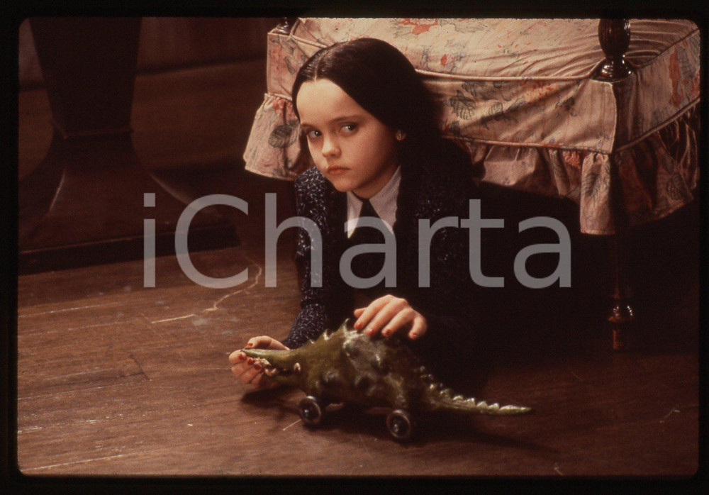35mm vintage slide* 1991 THE ADDAMS FAMILY Christina RICCI Wednesday Addams (2)