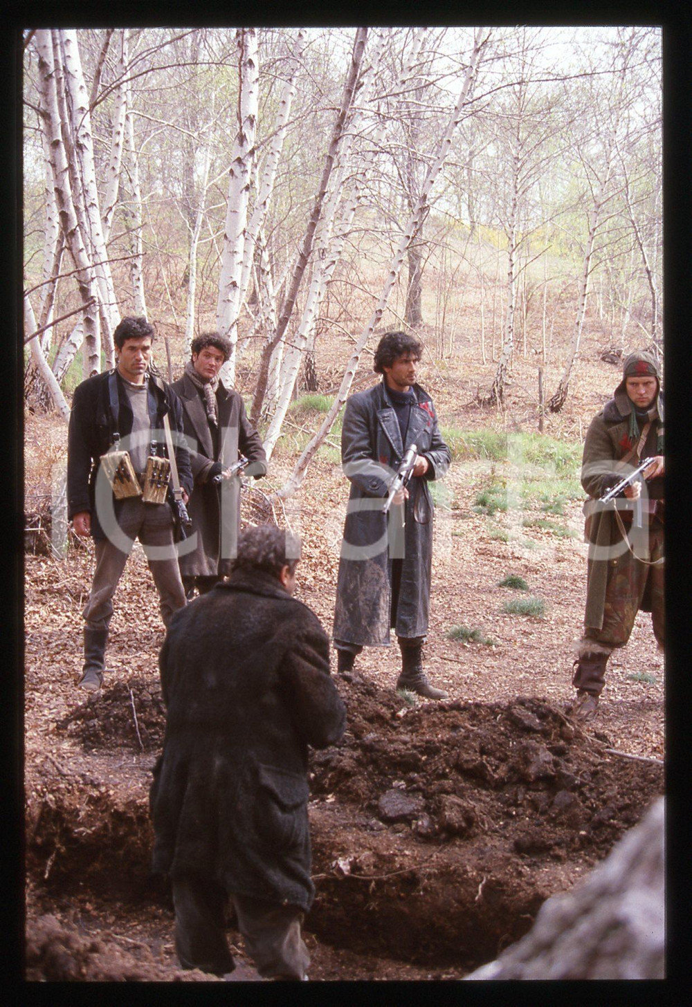 35mm vintage slide* 1997 PORZÛS Lorenzo CRESPI nel film di Renzo MARTINELLI 