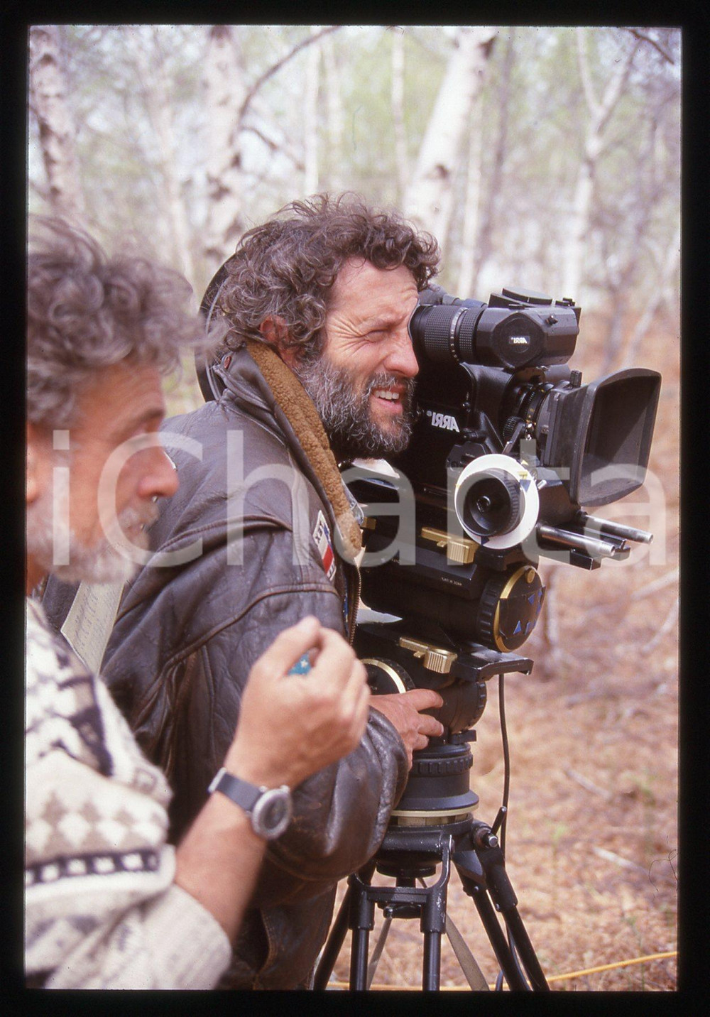 35mm vintage slide* 1997 PORZÛS Renzo MARTINELLI Il regista sul set del film (5)