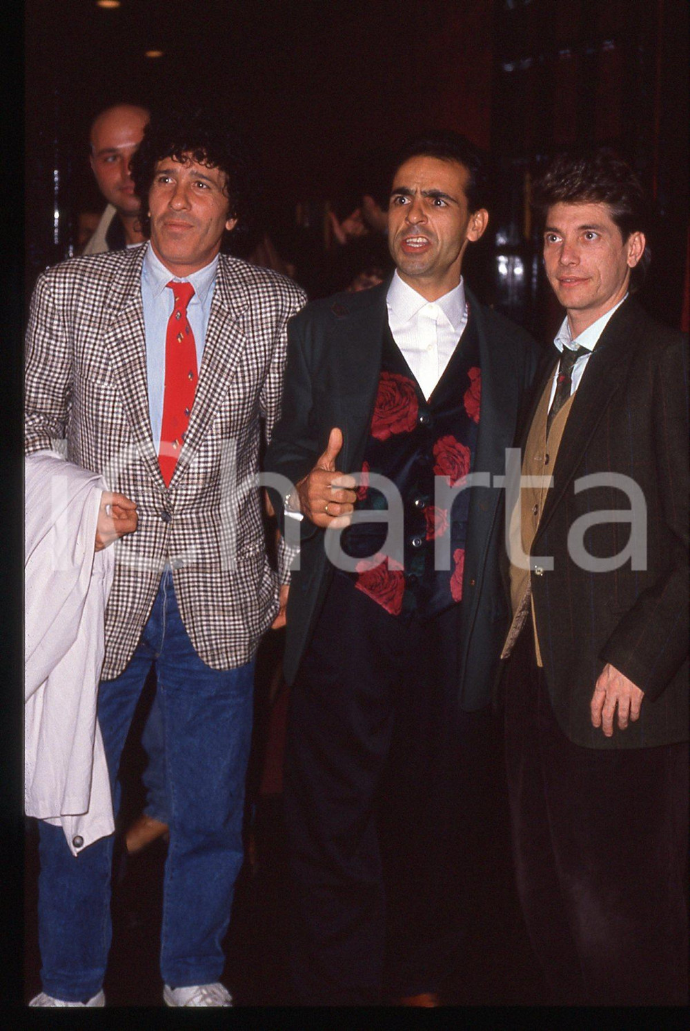 35mm vintage slide* 1990ca COSTUME Bruno FILIPPINI Nino D'ANGELO Ninetto DAVOLI