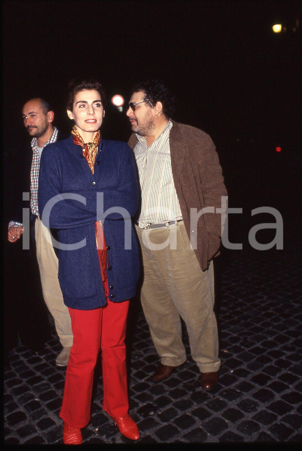 35mm vintage slide* 1990ca ROMA Antonia DELL'ATTE e George P. COSMATOS 