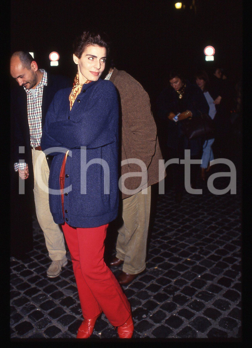 35mm vintage slide* 1990ca ROMA Antonia DELL'ATTE Ritratto della modella