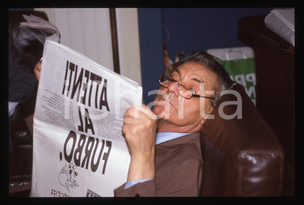 35mm vintage slide*1990ca ITALIA ECONOMIA Franco TATO' Ritratto dirigente ENEL 2