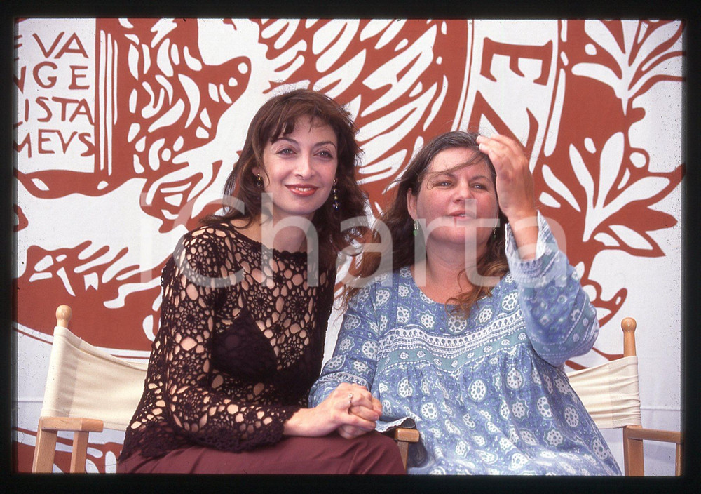 35mm vintage slide* 1996 Festival di VENEZIA Illeana DOUGLAS e Allison ANDERS 