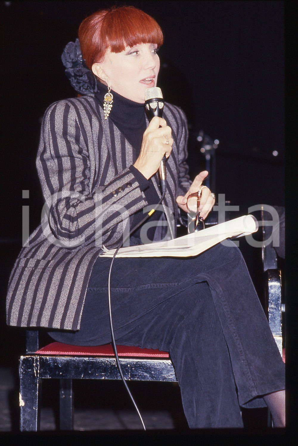 35mm vintage slide* 1990ca ITALIA CINEMA Edmonda ALDINI Ritratto dell'attrice *2