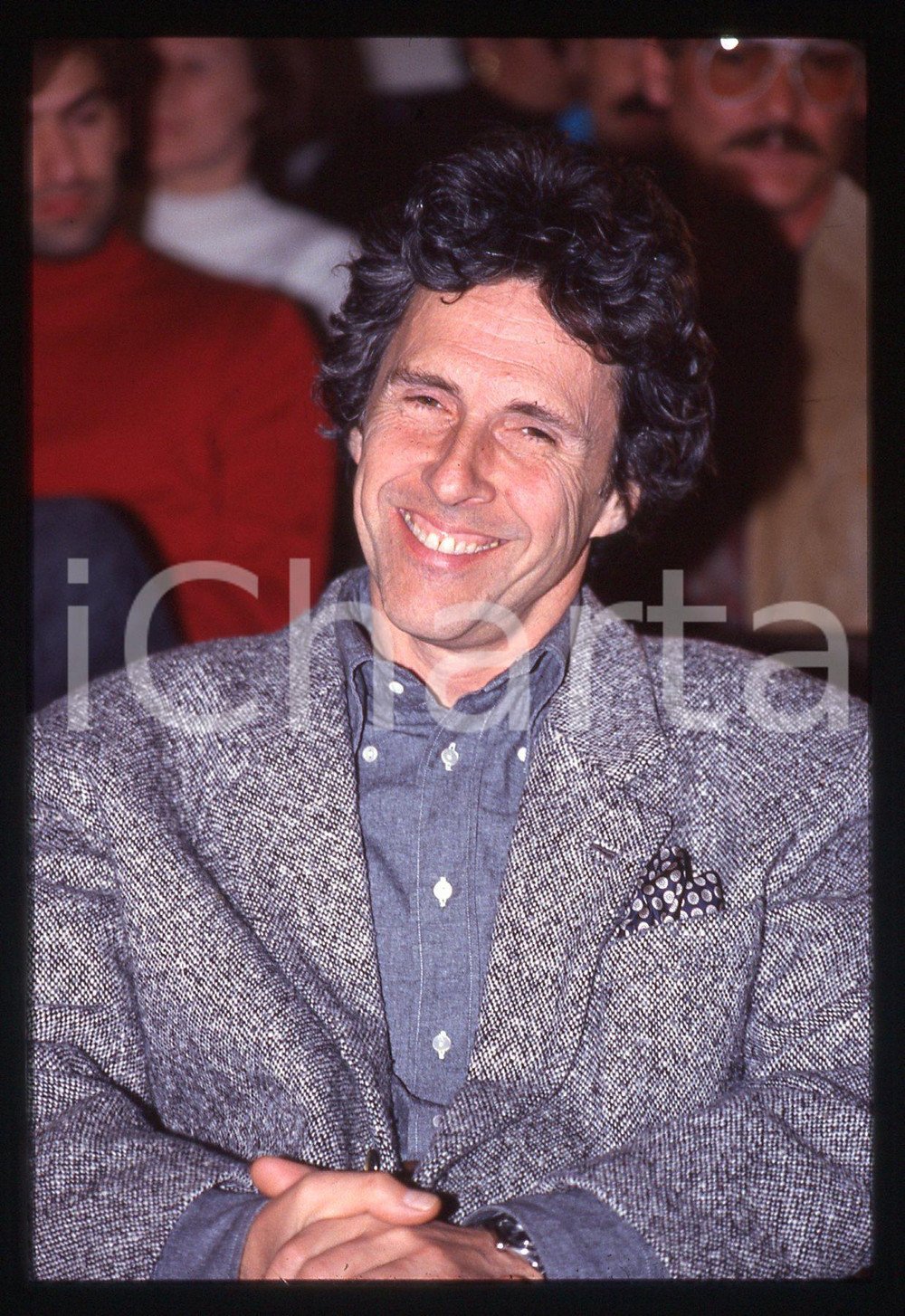 35mm vintage slide* 1990ca MUSICA Riccardo DEL TURCO Ritratto del cantante