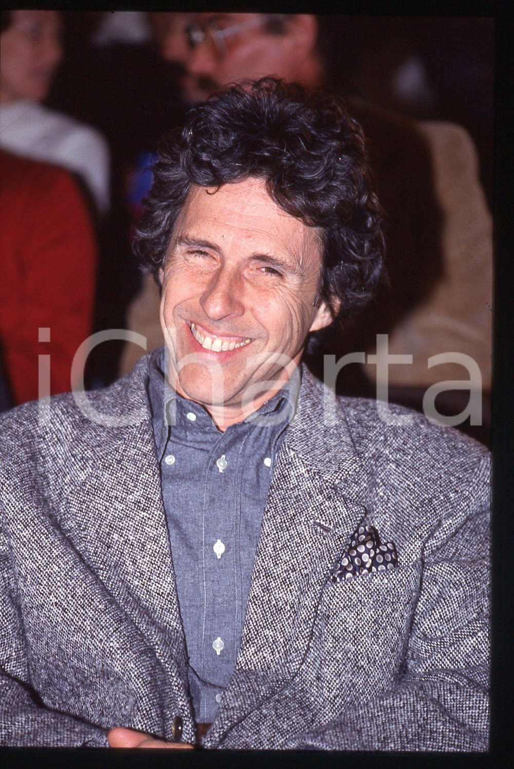 35mm vintage slide* 1990ca MUSICA Riccardo DEL TURCO Ritratto del cantante (3)