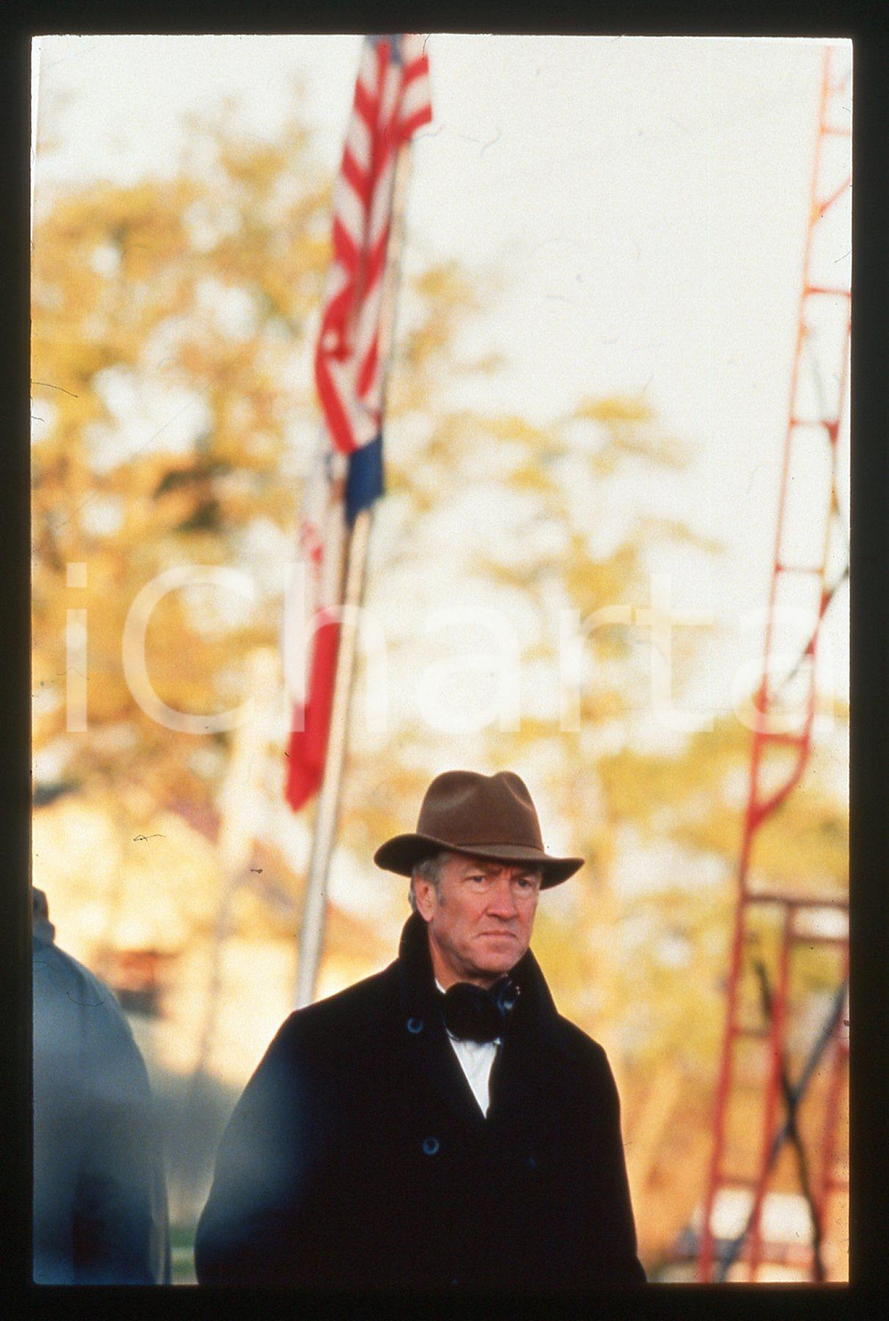 35mm vintage slide* 1999 THE STRAIGHT STORY David LYNCH Il regista sul set (2)