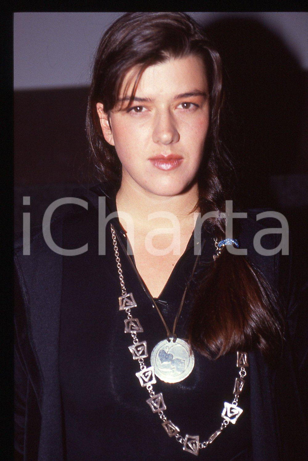 35mm vintage slide* 1990 FIRENZE Marianne GROVES al festival FRANCE CINEMA (8)