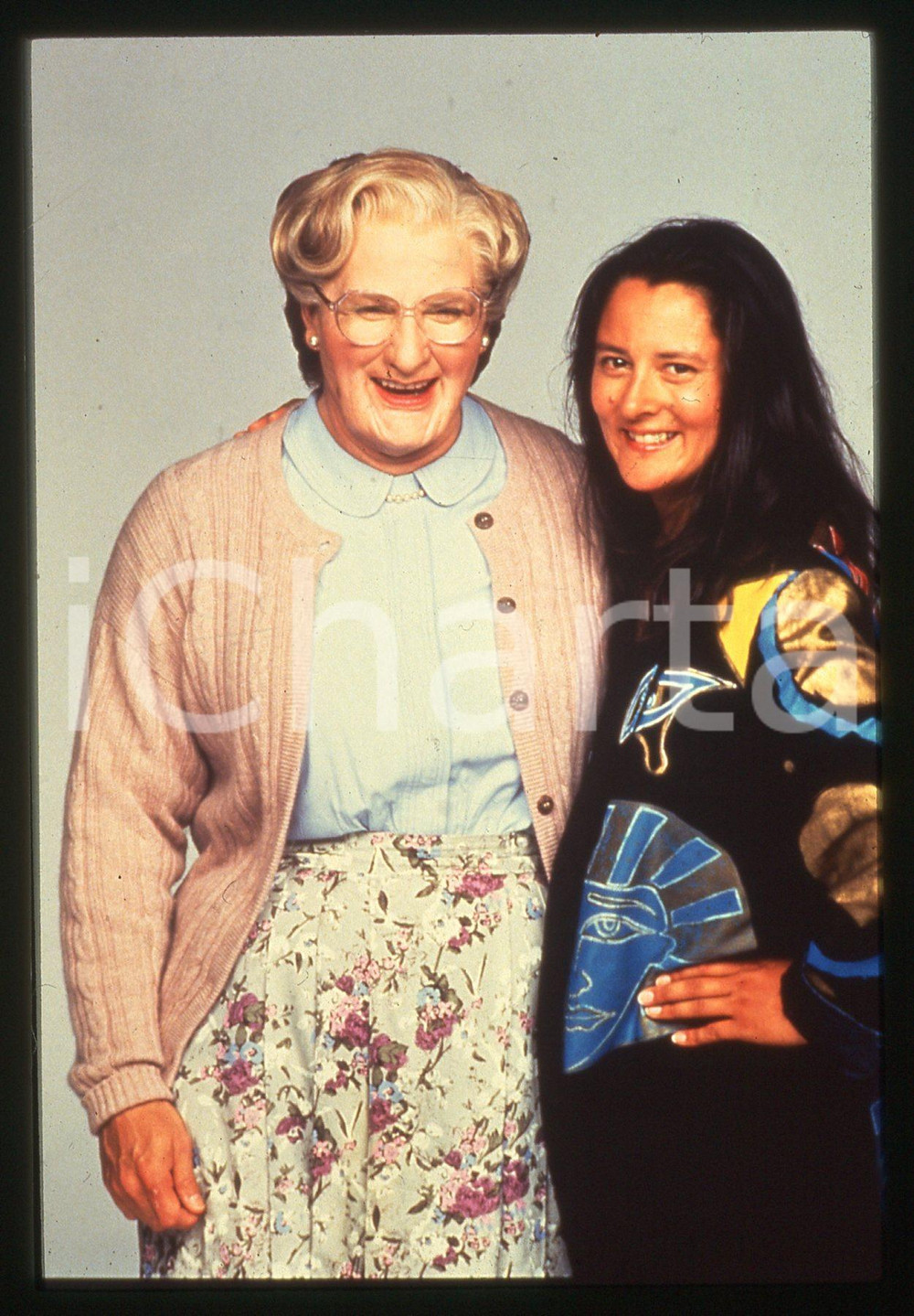35mm vintage slide* 1993 MRS. DOUBTFIRE Robin WILLIAMS Ritratto dell'attore