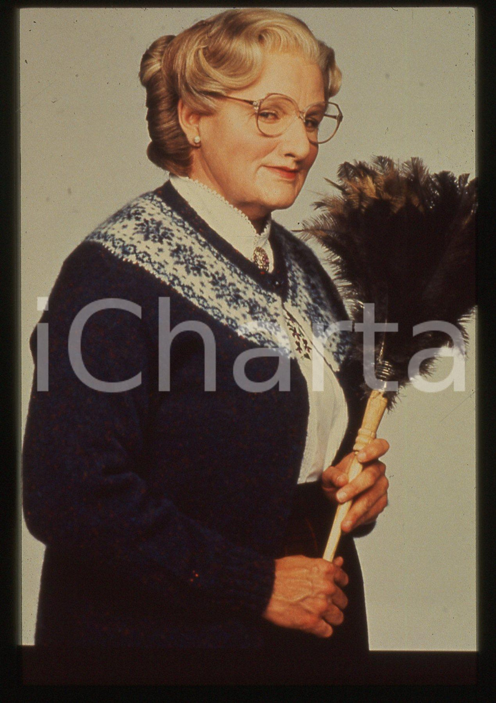 35mm vintage slide* 1993 MRS. DOUBTFIRE Robin WILLIAMS Ritratto dell'attore *2