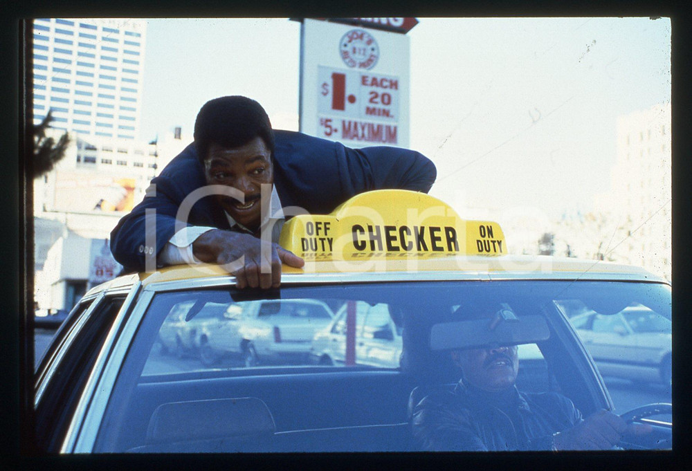 35mm vintage slide* 1988 ACTION JACKSON Carl WEATHERS in una scena del film (2)