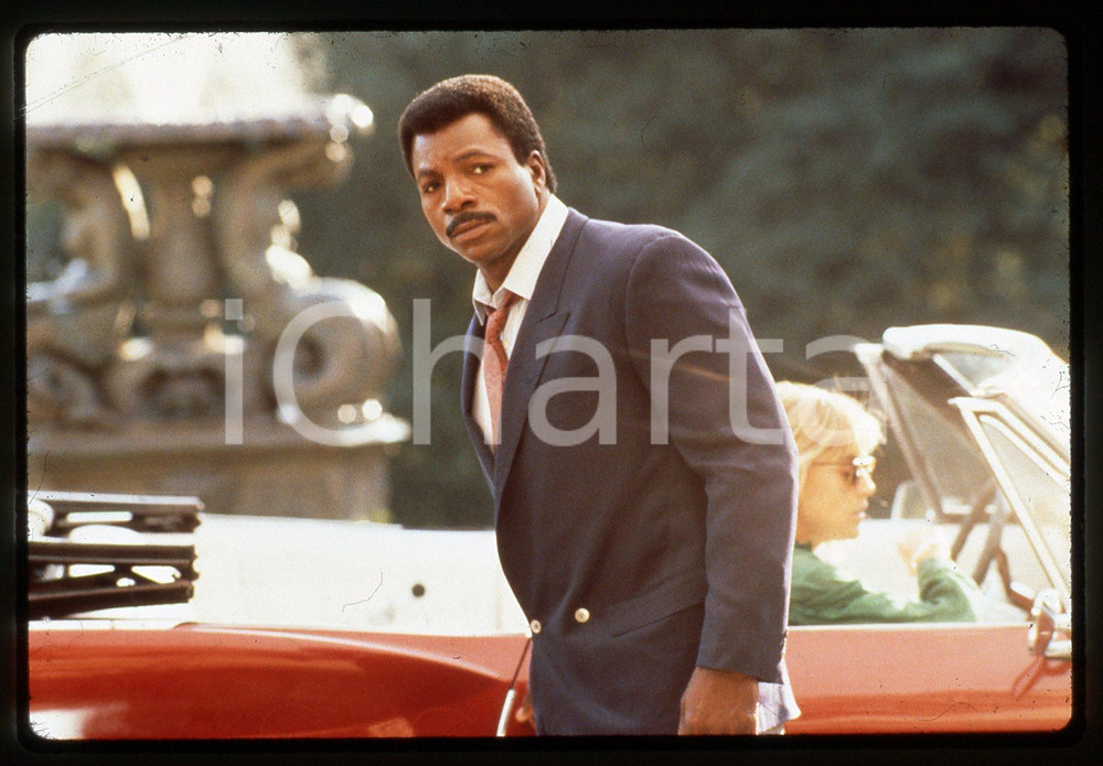 35mm vintage slide* 1988 ACTION JACKSON Carl WEATHERS in una scena del film (5)