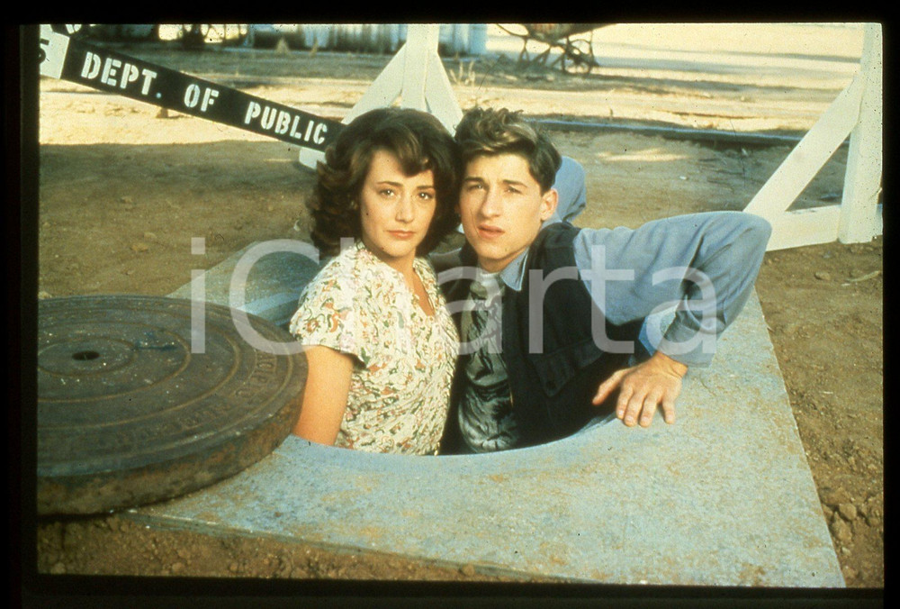 35mm vintage slide* 1987 IN THE MOOD Patrick DEMPSEY e Talia BALSAM nel film