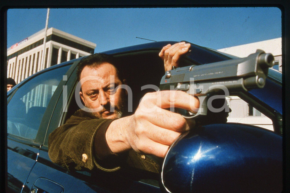 35mm vintage slide* 1998 RONIN Jean RENO in una scena del film
