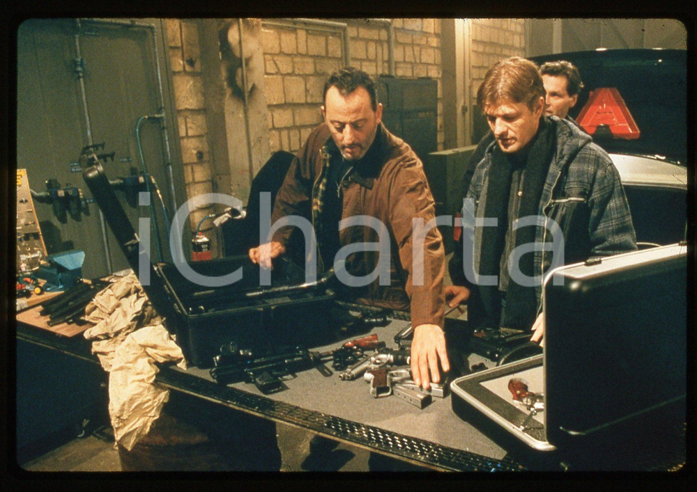 35mm vintage slide* 1998 RONIN Jean RENO e Sean BEAN in una scena del film