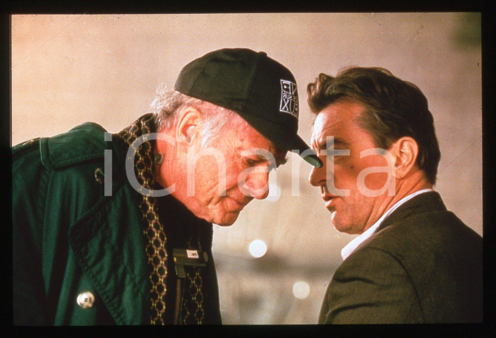 35mm vintage slide* 1998 RONIN Robert DE NIRO e John FRANKENHEIMER sul set (3)