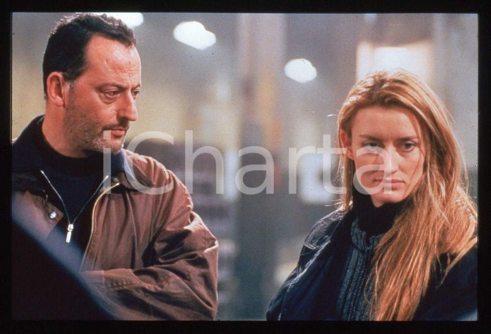 35mm vintage slide* 1998 RONIN Jean RENO e Natascha McELHONE in una scena (2)