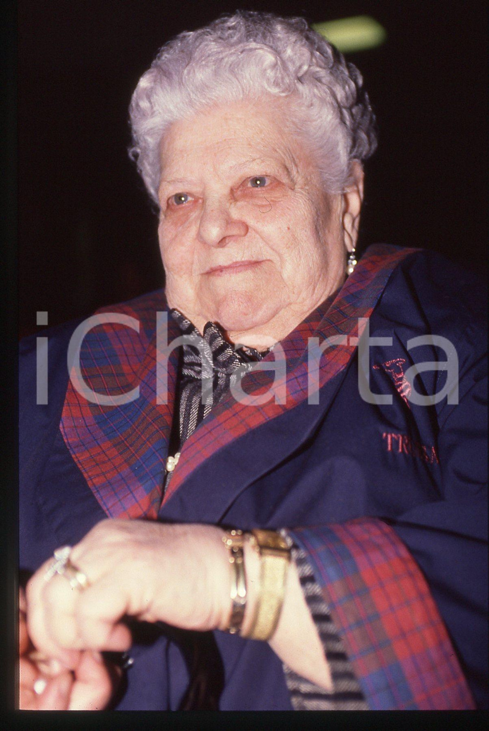 Fotografia d epoca originale 35mm vintage slide 1985ca ITALIA COSTUME SORA LELLA Elena FABRIZI Ritratto 13 1