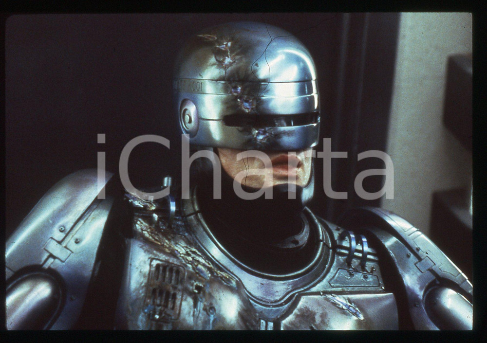 35mm vintage slide* 1987 ROBOCOP Peter WELLER in una scena del film (5)