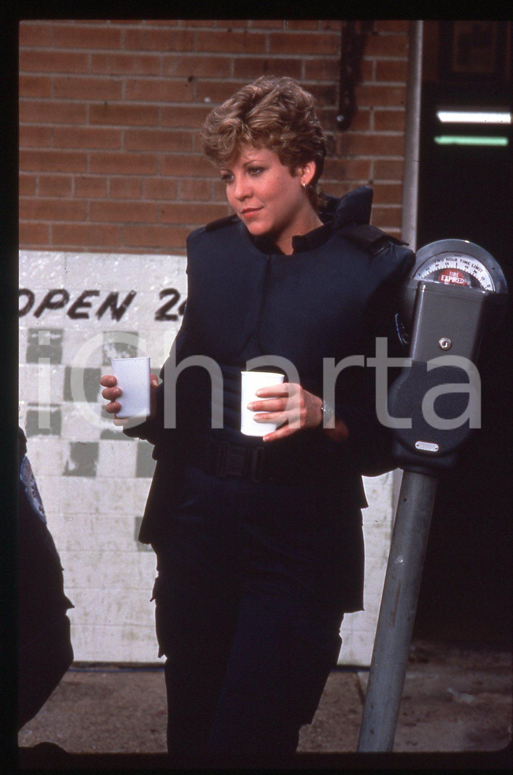 35mm vintage slide* 1987 ROBOCOP Nancy ALLEN in una scena del film 