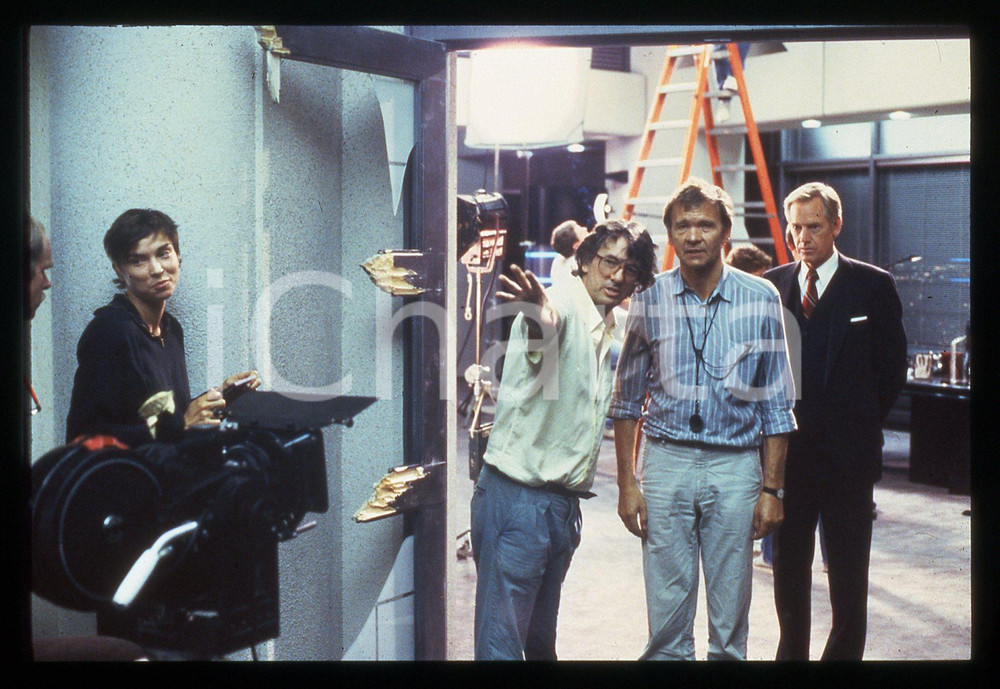 35mm vintage slide* 1987 ROBOCOP Paul VERHOEVEN sul set del film