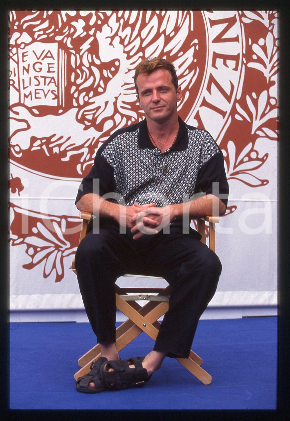 35mm vintage slide* 1996 Festival di VENEZIA Aidan QUINN Ritratto dell'attore *3