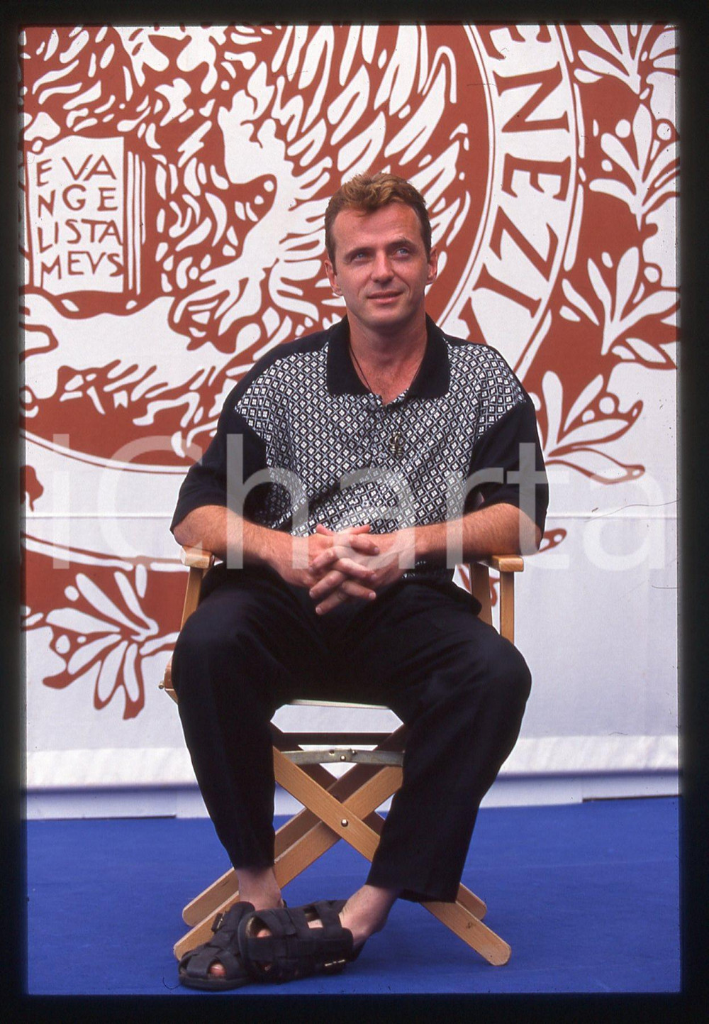 35mm vintage slide* 1996 Festival di VENEZIA Aidan QUINN Ritratto dell'attore *5