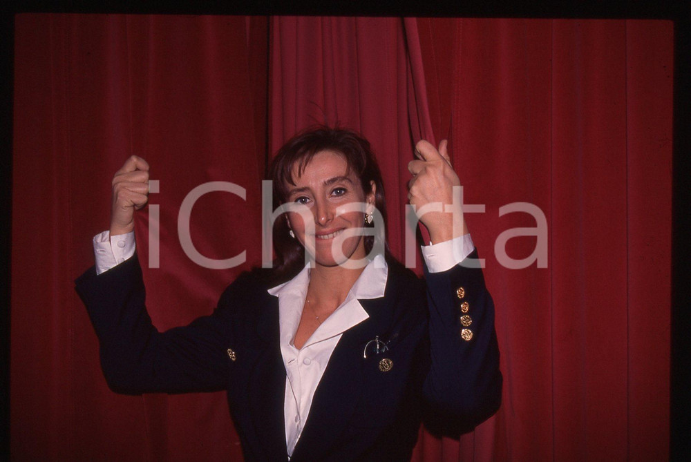 35mm vintage slide* 1995ca ITALIA TEATRO Beatrice PALME Ritratto dell'attrice *2