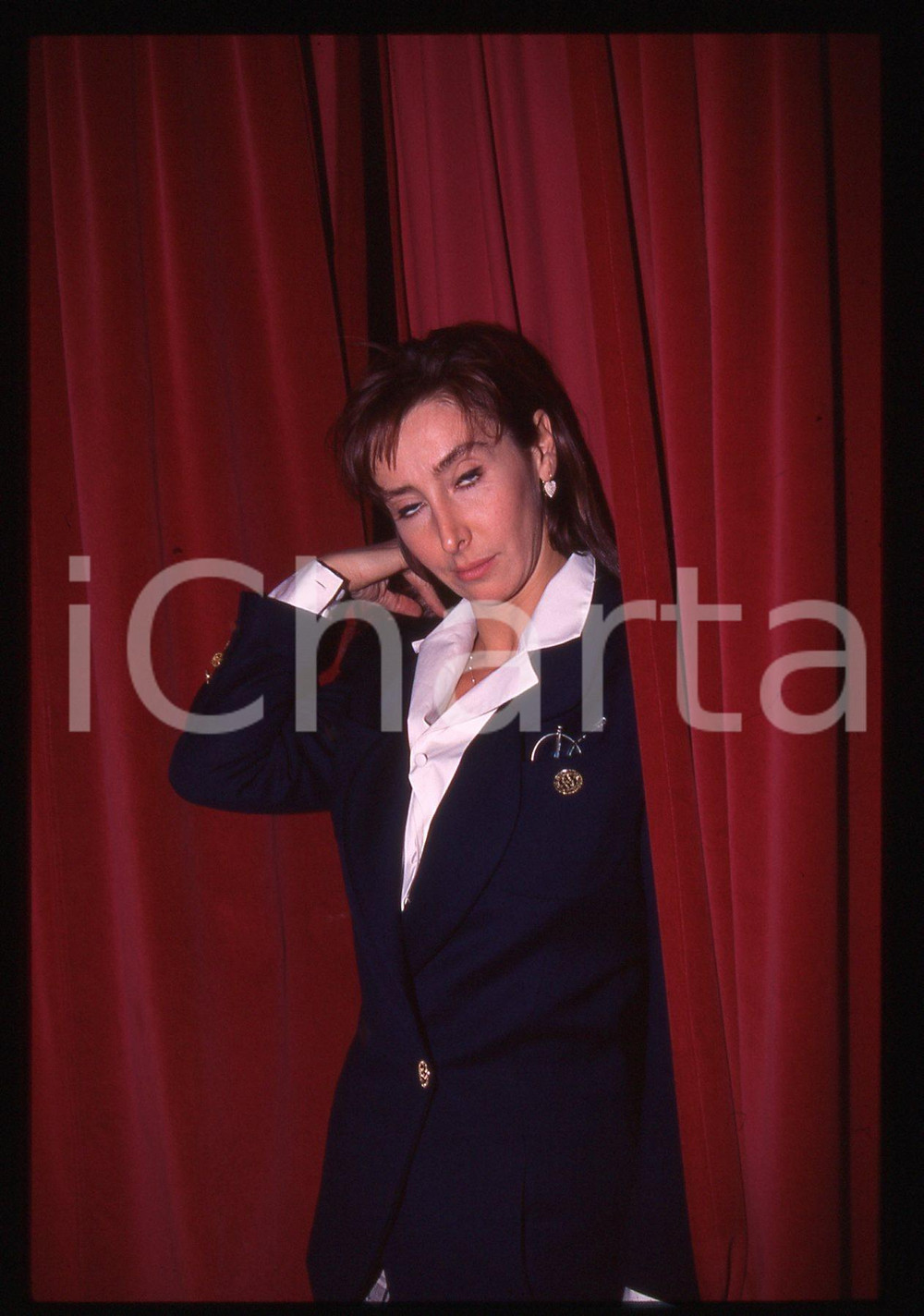 35mm vintage slide* 1995ca CINEMA ITALIA Beatrice PALME Ritratto dell'attrice *3