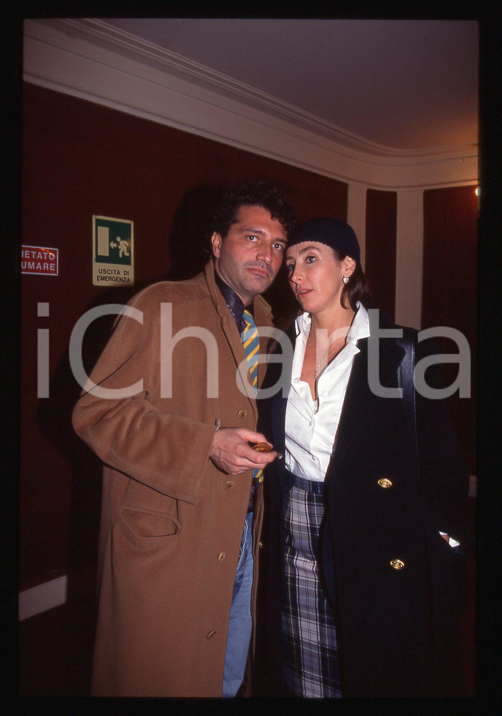 35mm vintage slide* 1995ca COSTUME ITALIA Andrea G. PINKETTS e Beatrice PALME 2