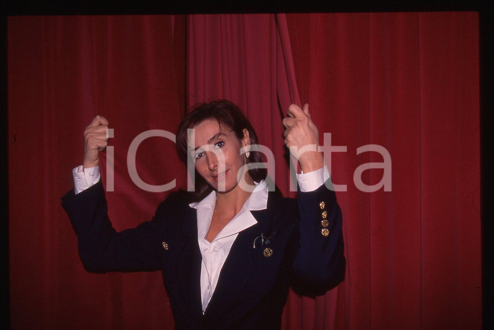 35mm vintage slide* 1995ca TEATRO ITALIA Beatrice PALME Ritratto dell'attrice 10