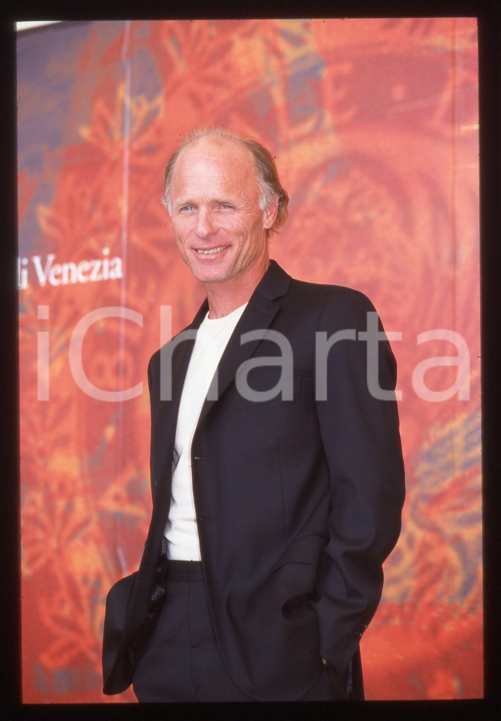 35mm vintage slide* 2000 Festival di VENEZIA Ed HARRIS Ritratto dell'attore (2)