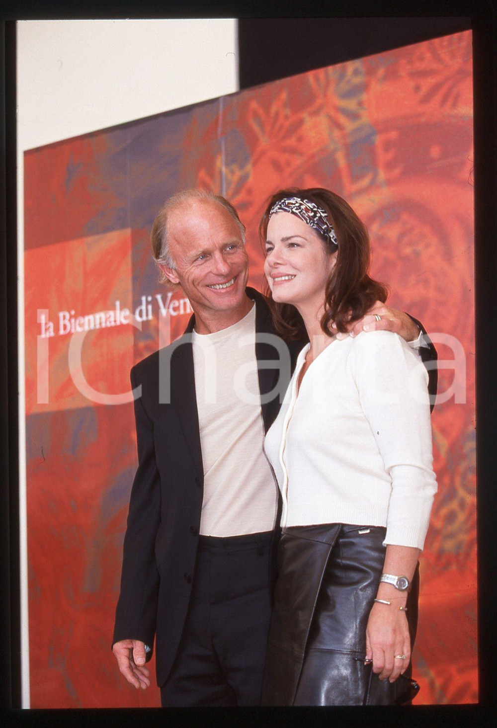 35mm vintage slide* 2000 Festival di VENEZIA Ed HARRIS e Marcia GAY HARDEN (3)