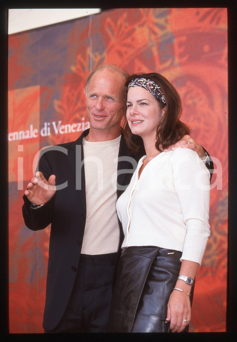 35mm vintage slide* 2000 Festival di VENEZIA Ed HARRIS e Marcia GAY HARDEN (4)