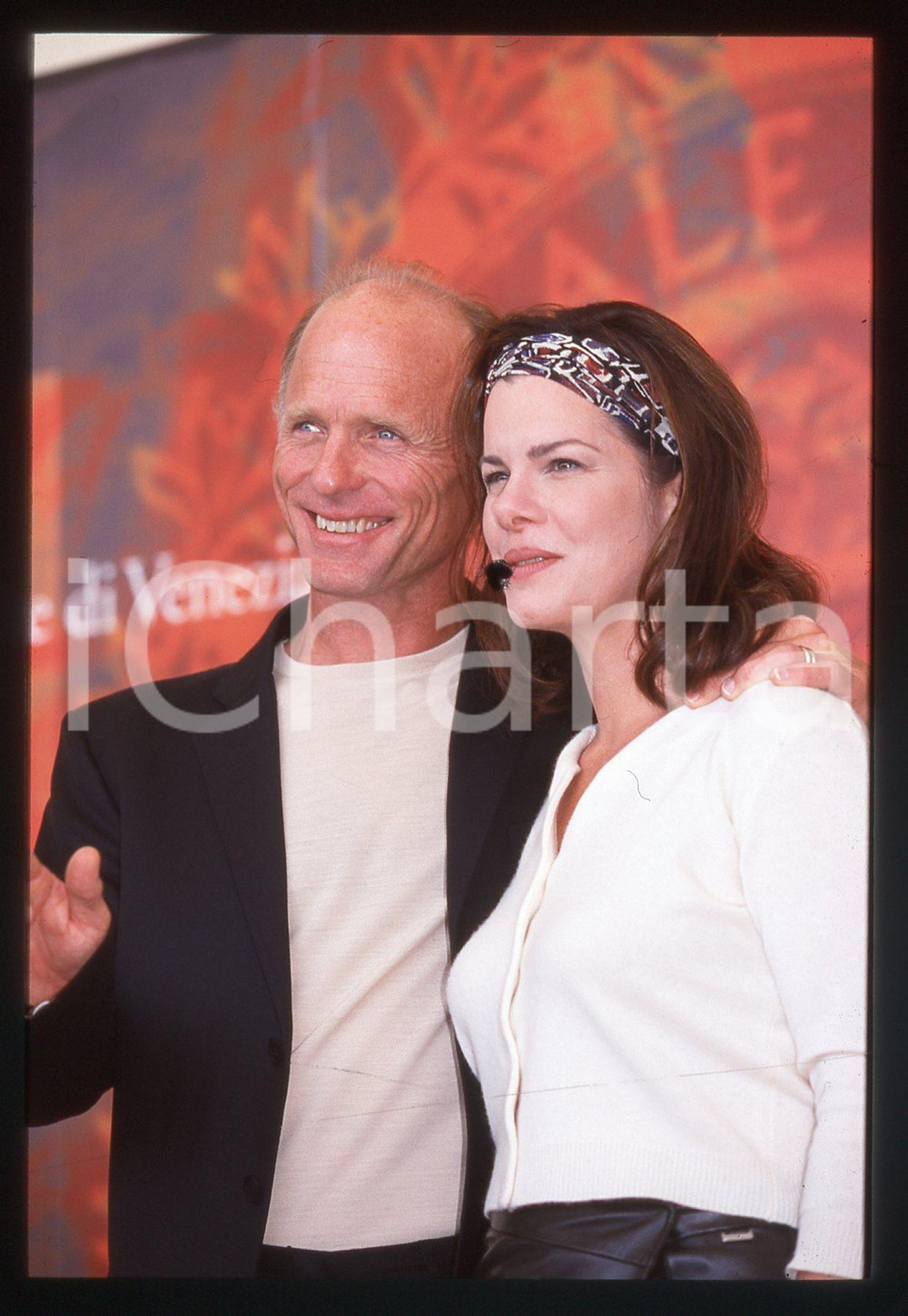 35mm vintage slide* 2000 Festival di VENEZIA Ed HARRIS e Marcia GAY HARDEN (6)