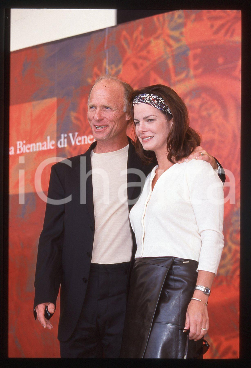 35mm vintage slide* 2000 Festival di VENEZIA Ed HARRIS e Marcia GAY HARDEN (7)