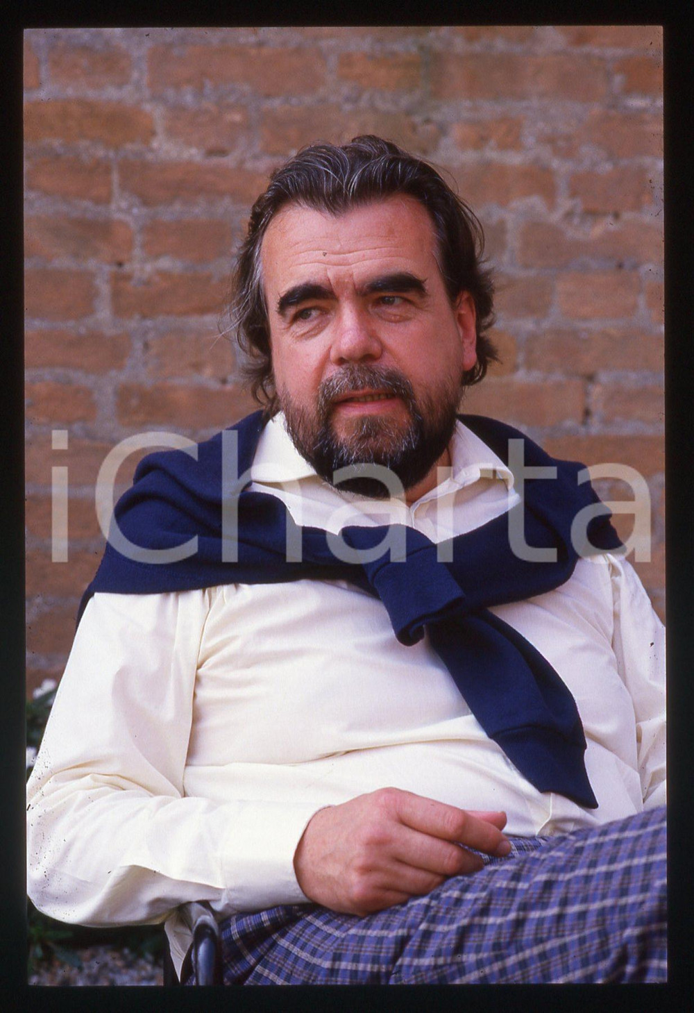 35mm vintage slide* 1988 VENEZIA Michael LONSDALE alla Mostra del Cinema *5