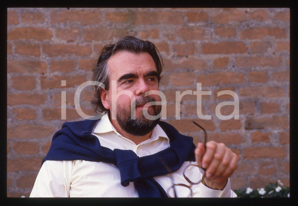 35mm vintage slide* 1988 VENEZIA Michael LONSDALE alla Mostra del Cinema *6