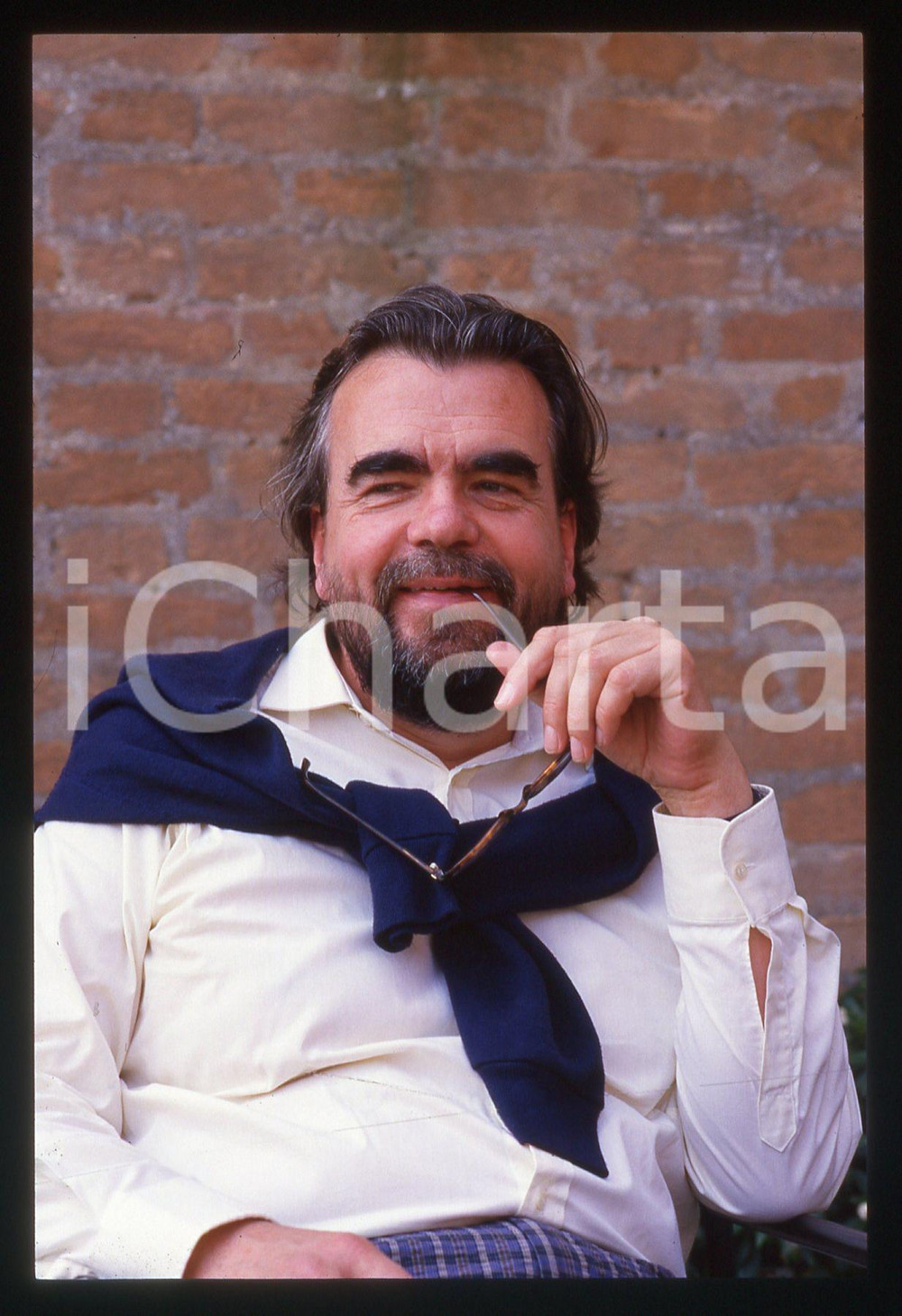 35mm vintage slide* 1988 VENEZIA Michael LONSDALE alla Mostra del Cinema *11